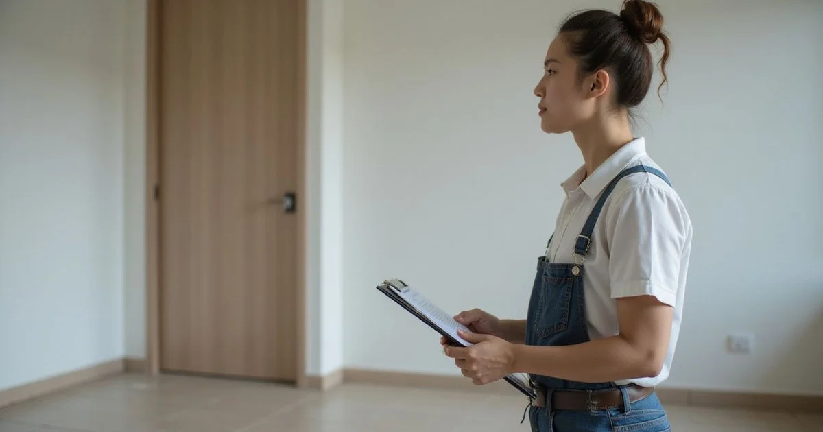 Cleaner quoting a move-out job