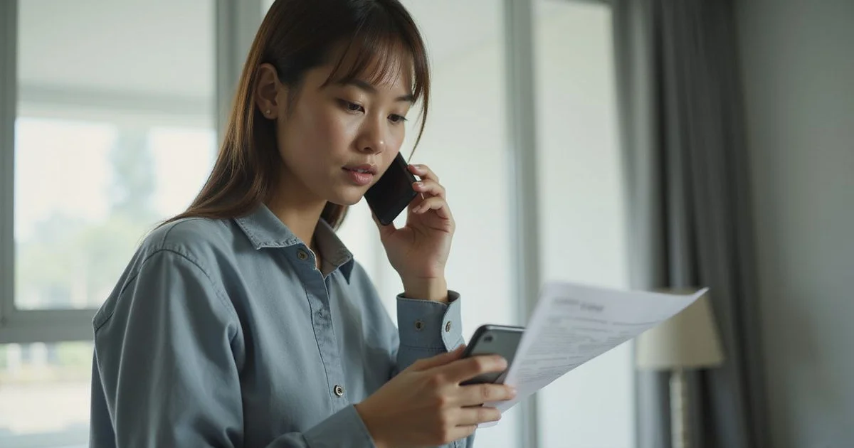 Verifying a cleaning company's credentials before booking